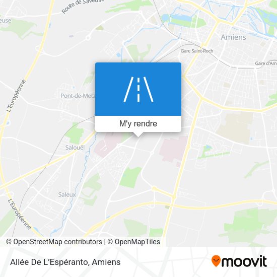 Allée De L’Espéranto plan