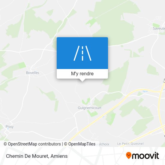 Chemin De Mouret plan