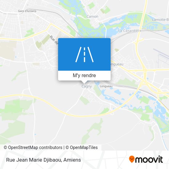Rue Jean Marie Djibaou plan