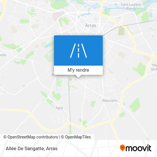 Allée De Sangatte plan