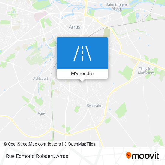 Rue Edmond Robaert plan