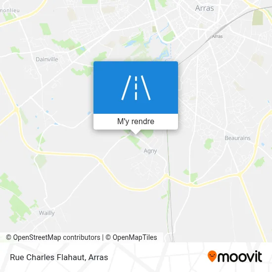 Rue Charles Flahaut plan
