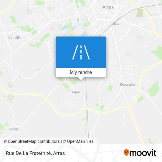 Rue De La Fraternité plan