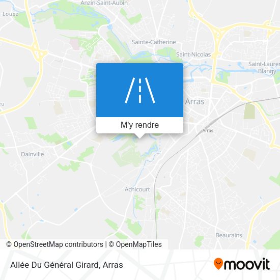 Allée Du Général Girard plan
