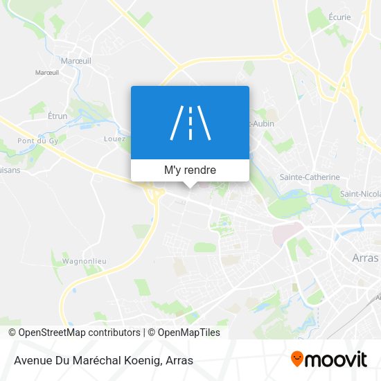 Avenue Du Maréchal Koenig plan