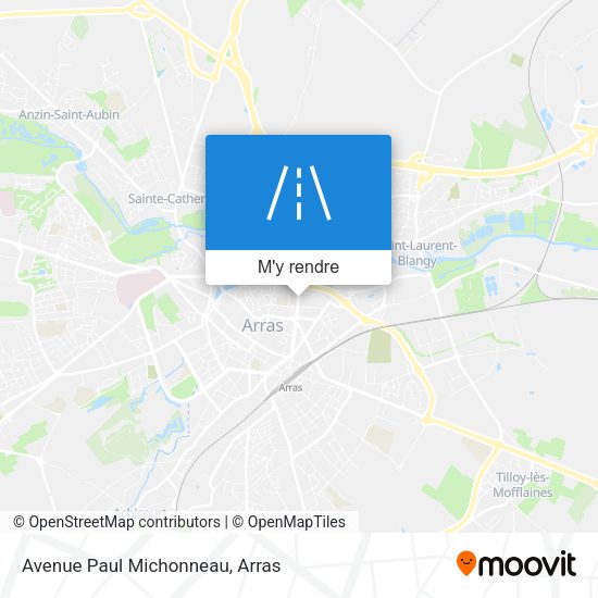 Avenue Paul Michonneau plan