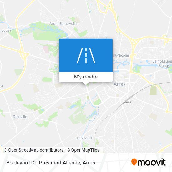 Boulevard Du Président Allende plan
