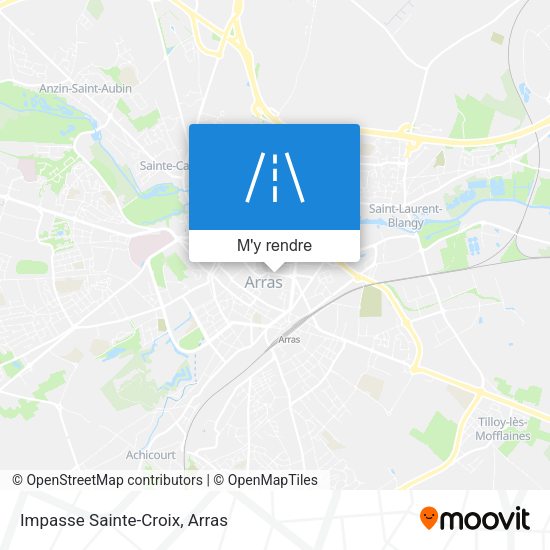 Impasse Sainte-Croix plan