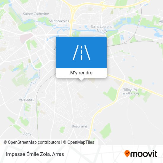 Impasse Émile Zola plan