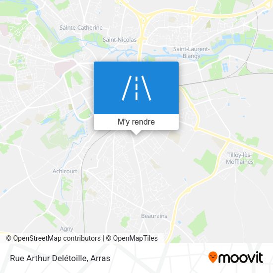 Rue Arthur Delétoille plan