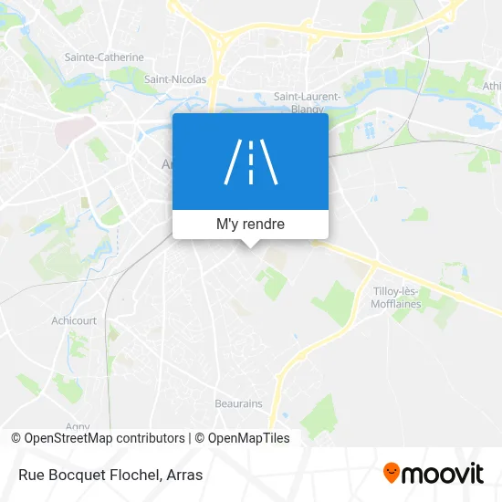 Rue Bocquet Flochel plan