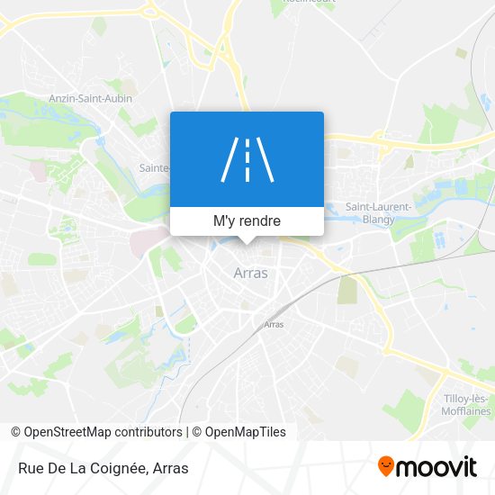 Rue De La Coignée plan