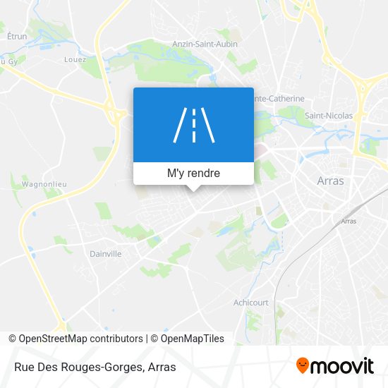 Rue Des Rouges-Gorges plan