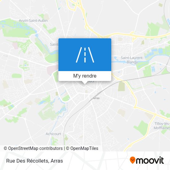Rue Des Récollets plan