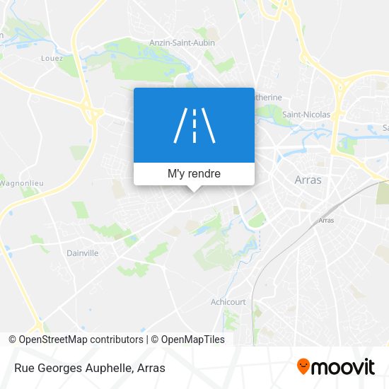 Rue Georges Auphelle plan
