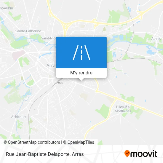 Rue Jean-Baptiste Delaporte plan