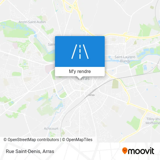 Rue Saint-Denis plan