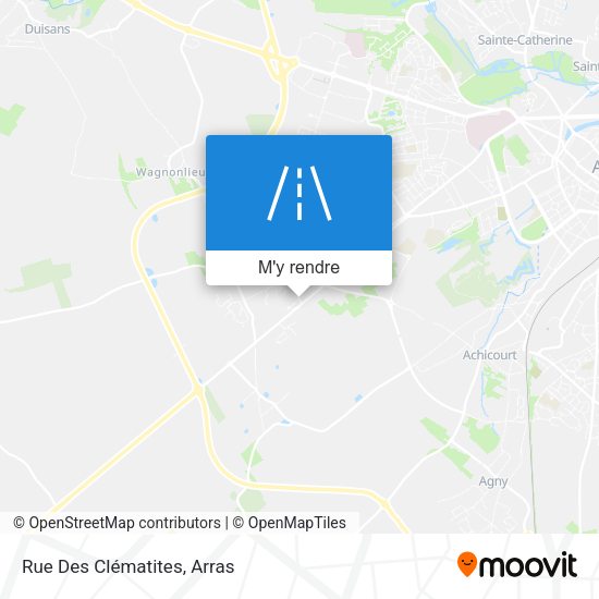 Rue Des Clématites plan