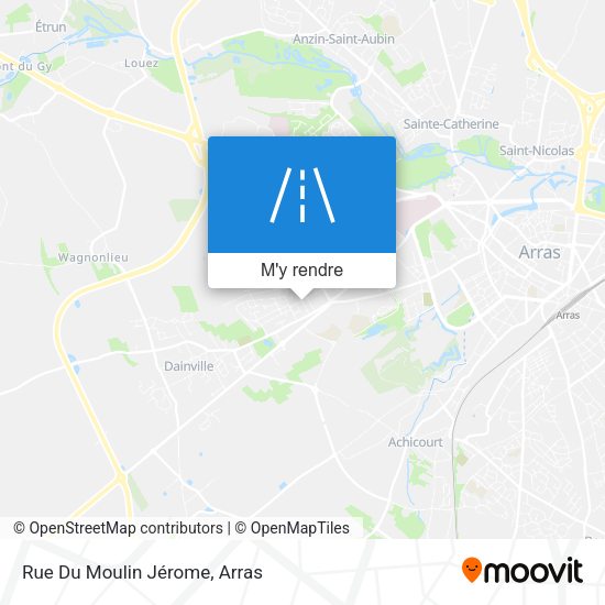 Rue Du Moulin Jérome plan