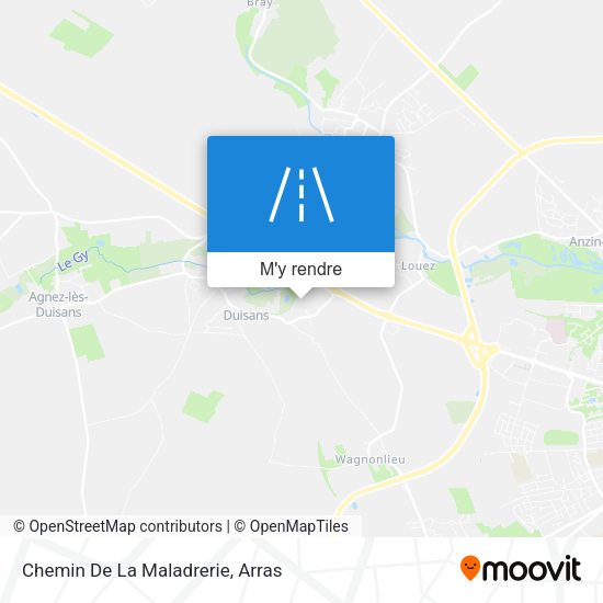 Chemin De La Maladrerie plan