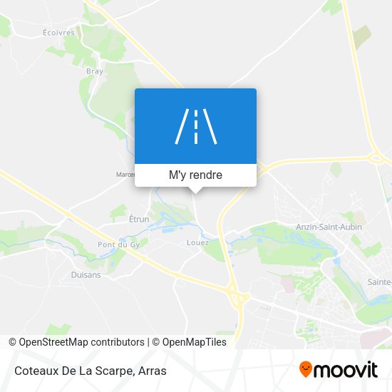 Coteaux De La Scarpe plan