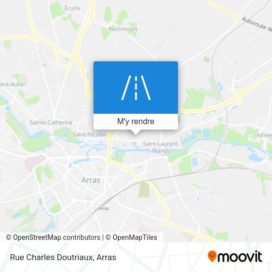 Rue Charles Doutriaux plan