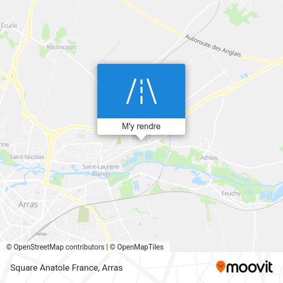 Square Anatole France plan