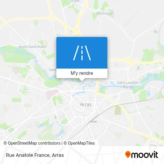 Rue Anatole France plan