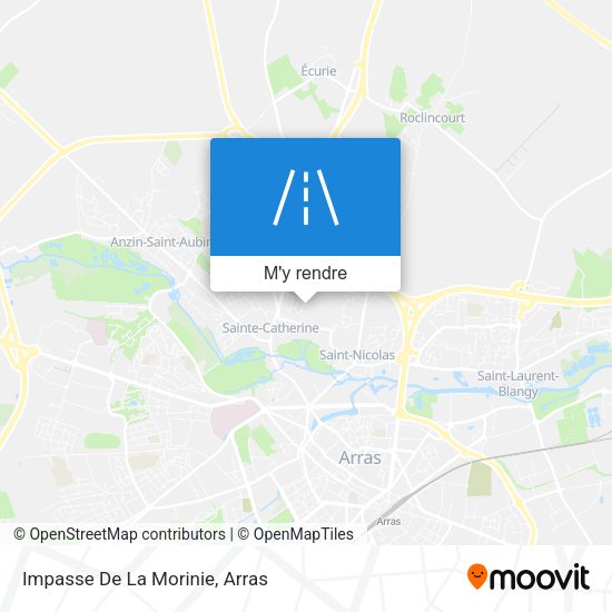 Impasse De La Morinie plan