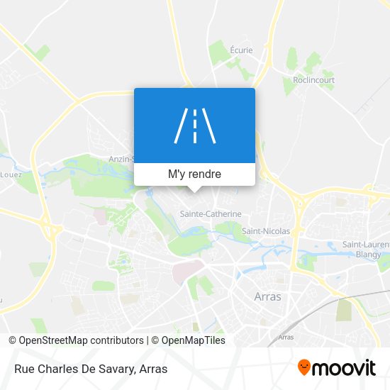 Rue Charles De Savary plan