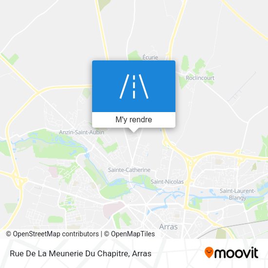 Rue De La Meunerie Du Chapitre plan