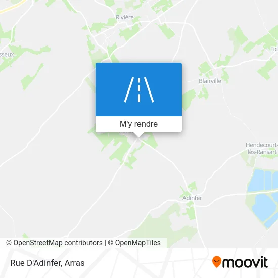 Rue D'Adinfer plan