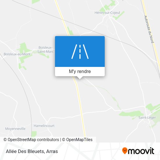 Allée Des Bleuets plan