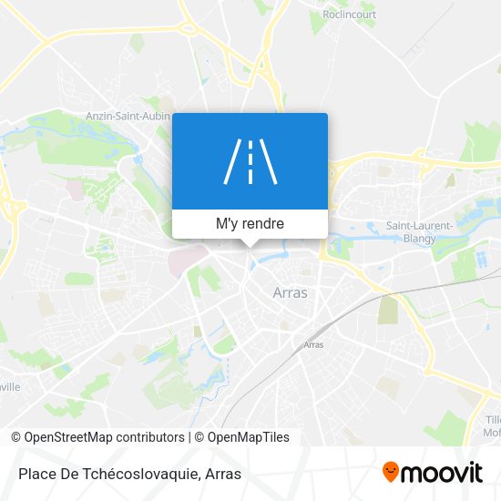 Place De Tchécoslovaquie plan