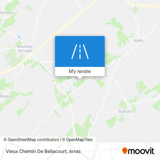 Vieux Chemin De Bellacourt plan