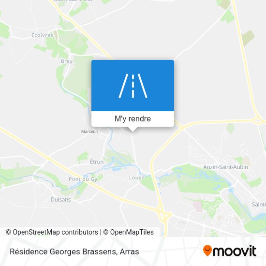 Résidence Georges Brassens plan