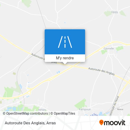 Autoroute Des Anglais plan