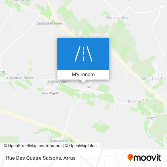 Rue Des Quatre Saisons plan