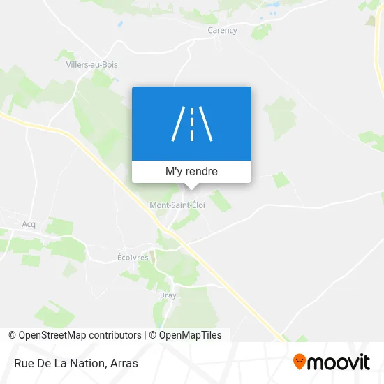 Rue De La Nation plan