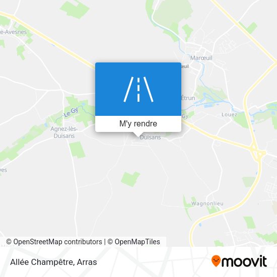 Allée Champêtre plan