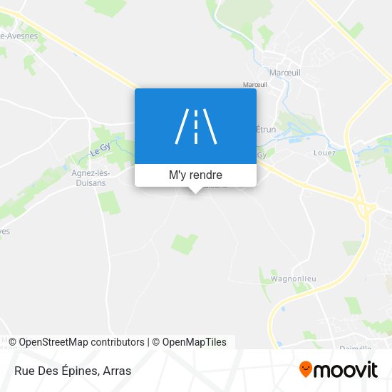 Rue Des Épines plan
