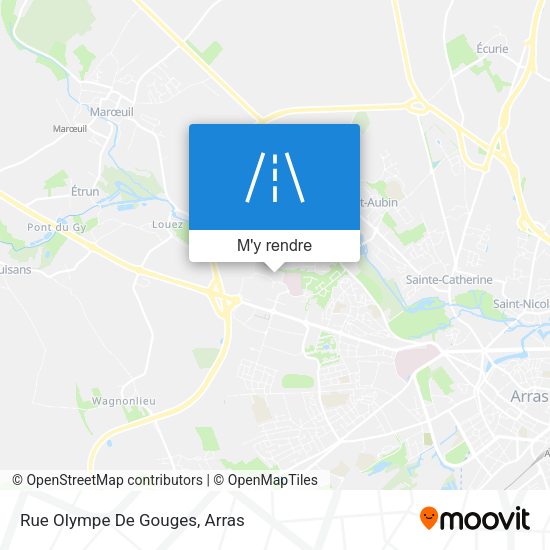 Rue Olympe De Gouges plan