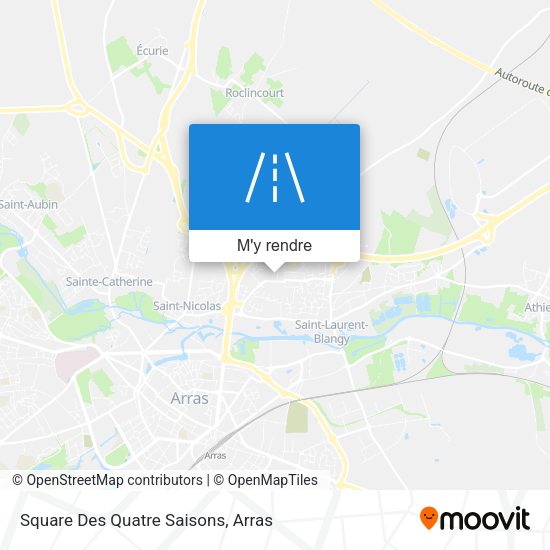 Square Des Quatre Saisons plan