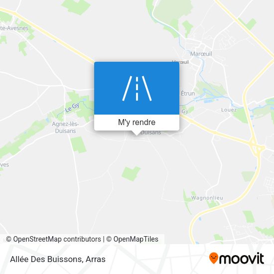 Allée Des Buissons plan