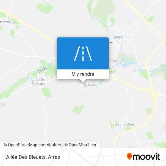 Allée Des Bleuets plan