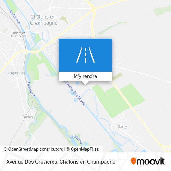 Avenue Des Grévières plan