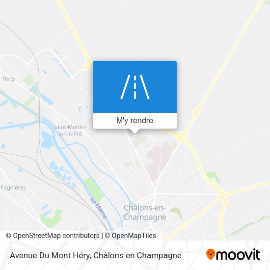 Avenue Du Mont Héry plan