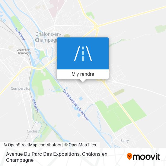 Avenue Du Parc Des Expositions plan