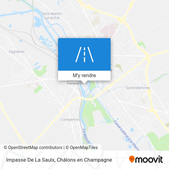 Impasse De La Saulx plan