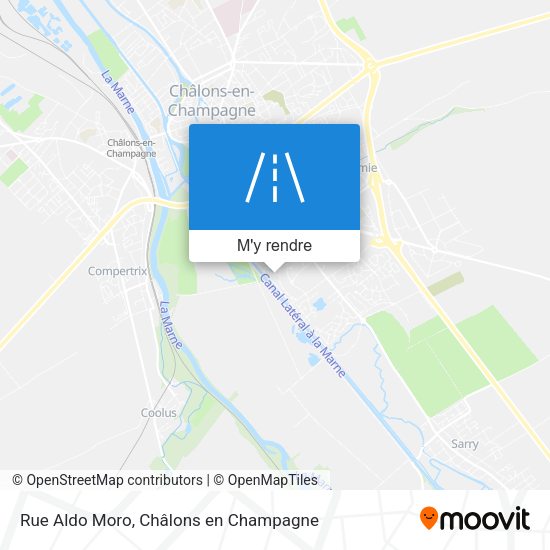 Rue Aldo Moro plan